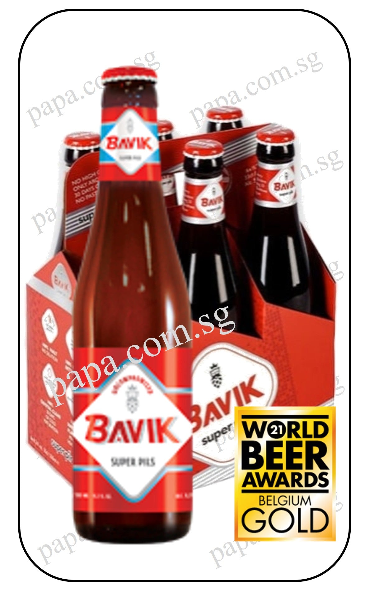 Bavik Super Pils - Unpasteurized Lager