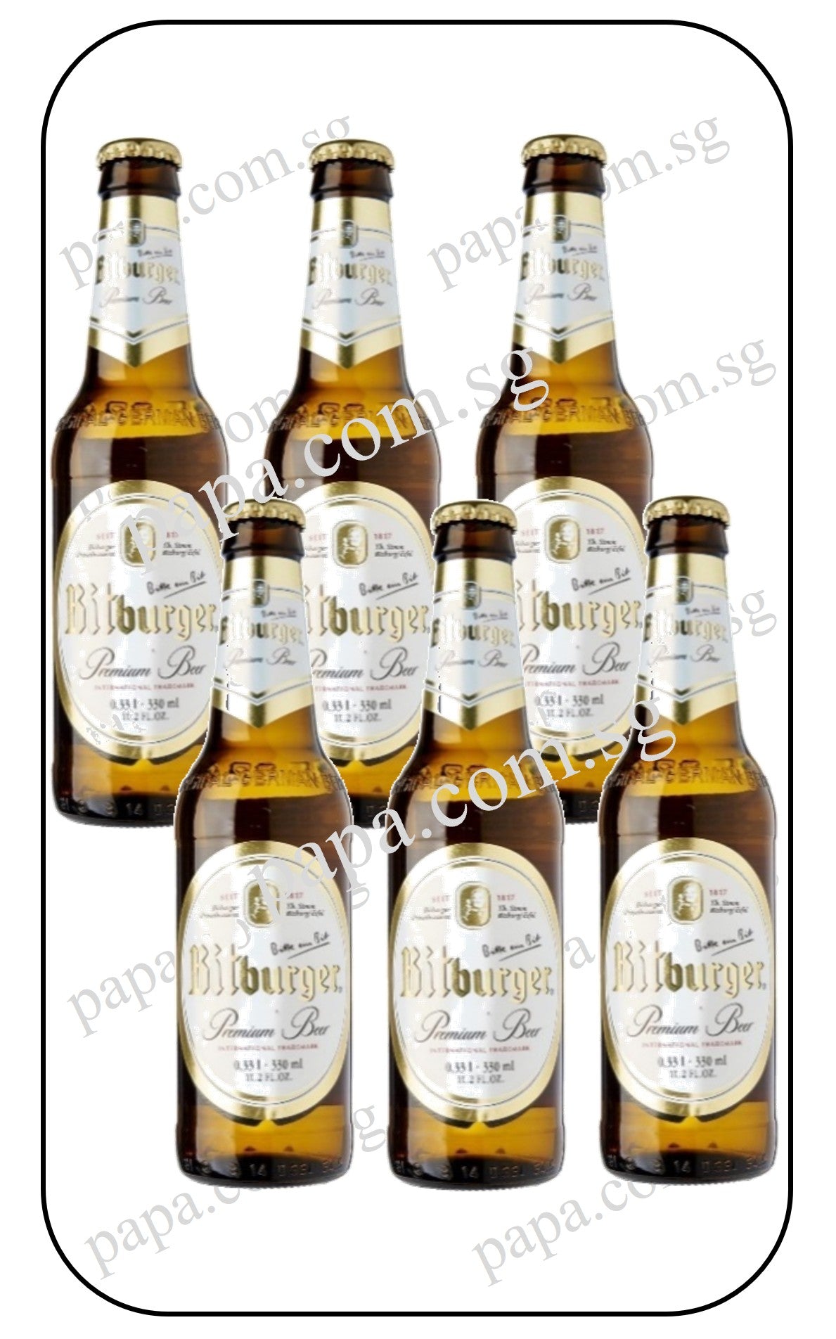 Bitburger Premium German Pilsener