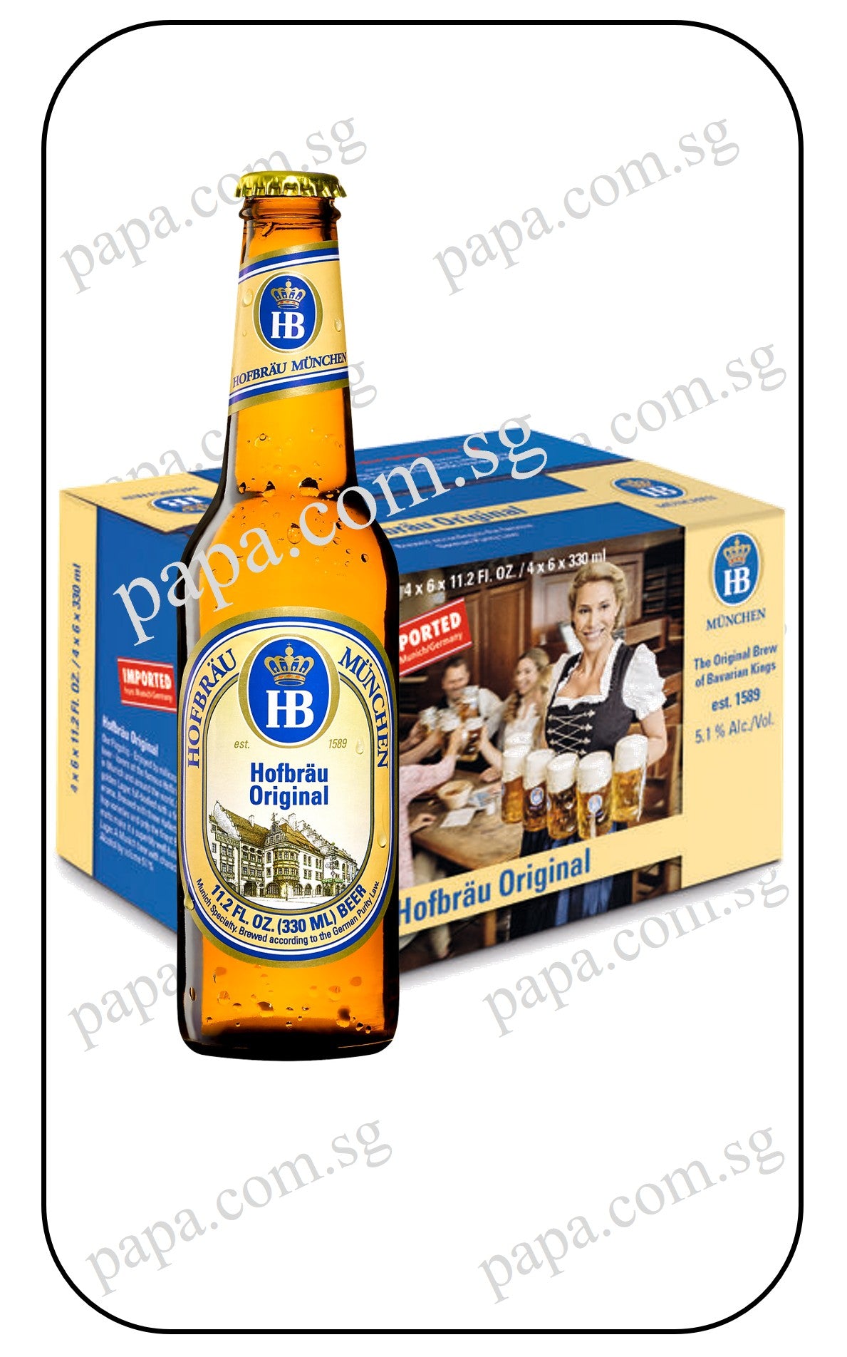 Hofbrau (HB) Original Hells Lager
