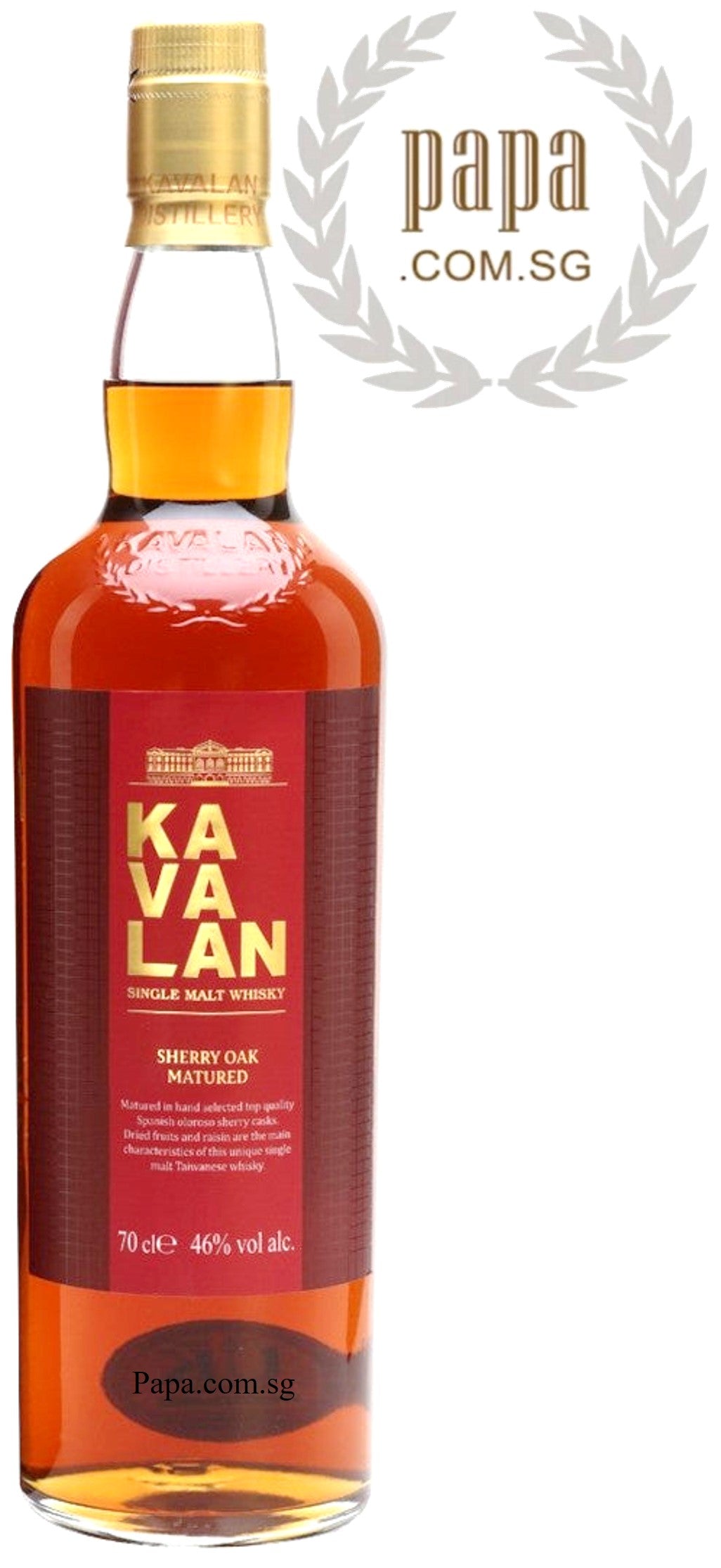 Kavalan Oloroso Ex Sherry Oak Single Malt - 46% abv