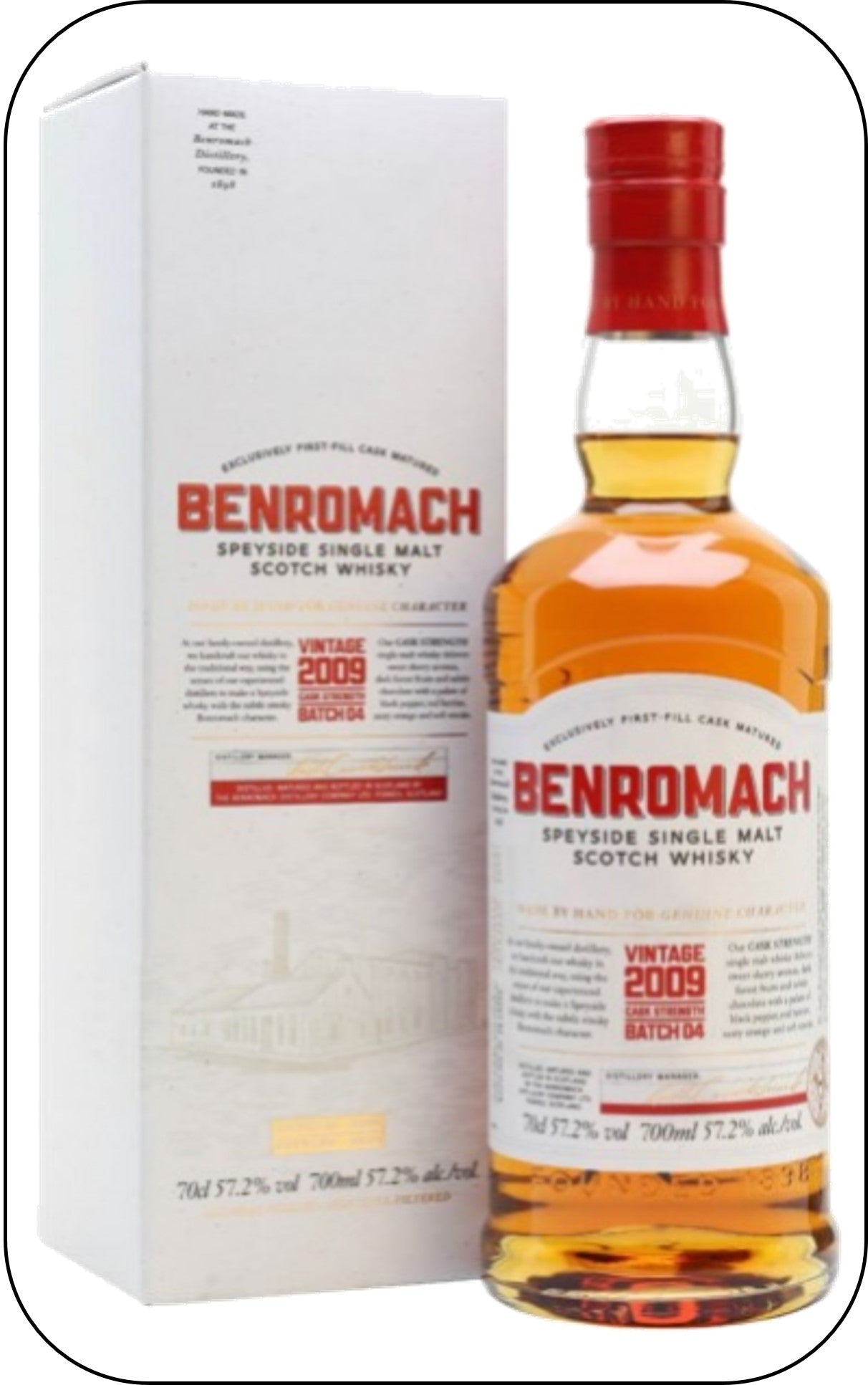 Benromach Vintage 2009 Single Malt - CASK STRENGTH - Batch 04 - 57.2% abv