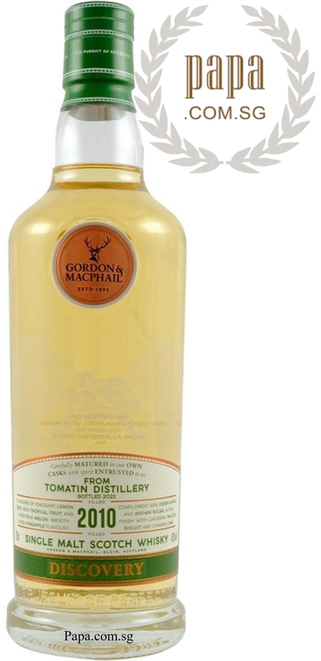 Gordon & MacPhail Discovery - Tomatin 2010 (Bottled 2022) - Islay Single Malt 43% abv