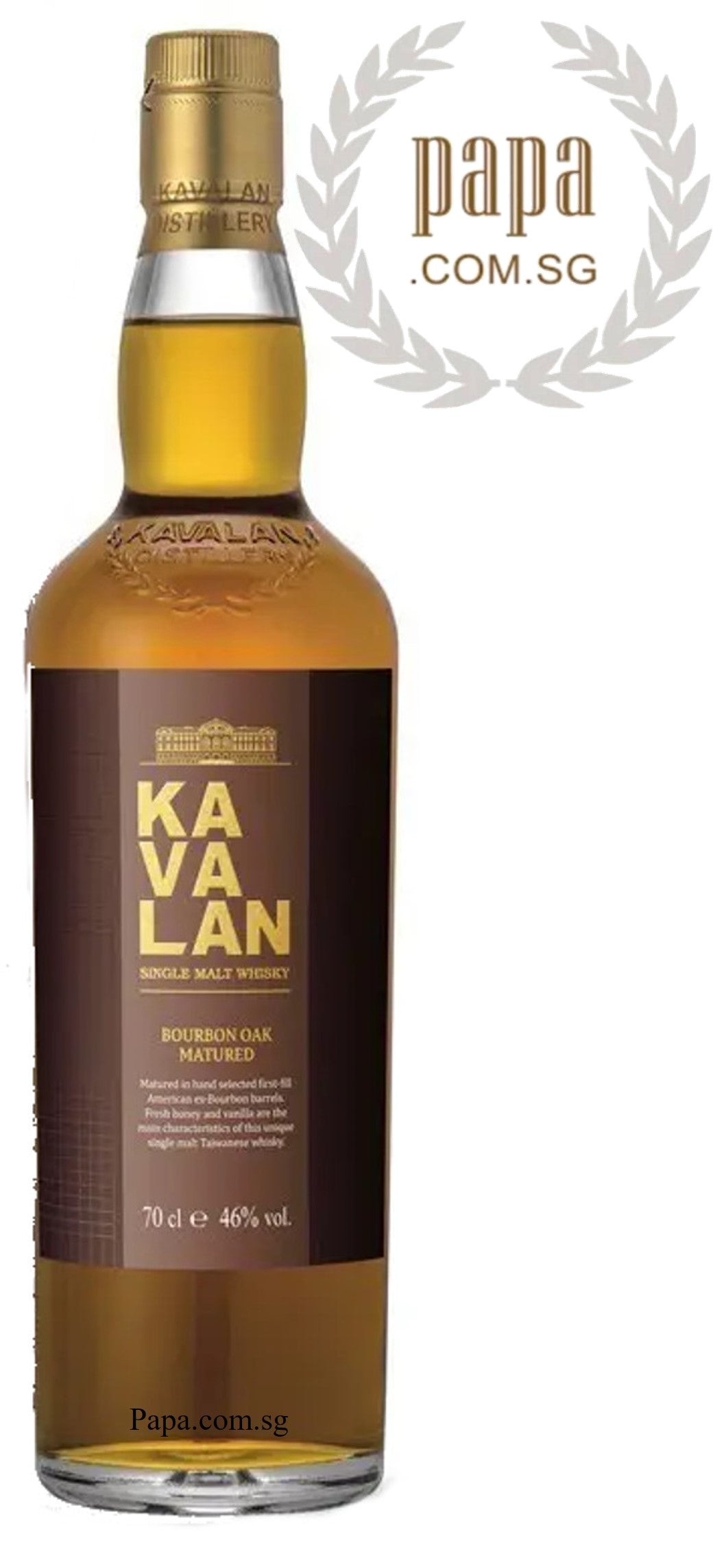 Kavalan Ex Bourbon Oak Single Malt - 46% abv