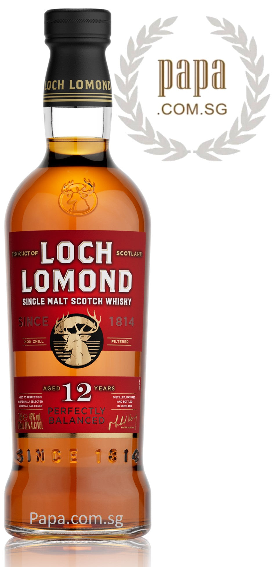 Loch Lomond 12 Years - Highland Single Malt - 46% abv