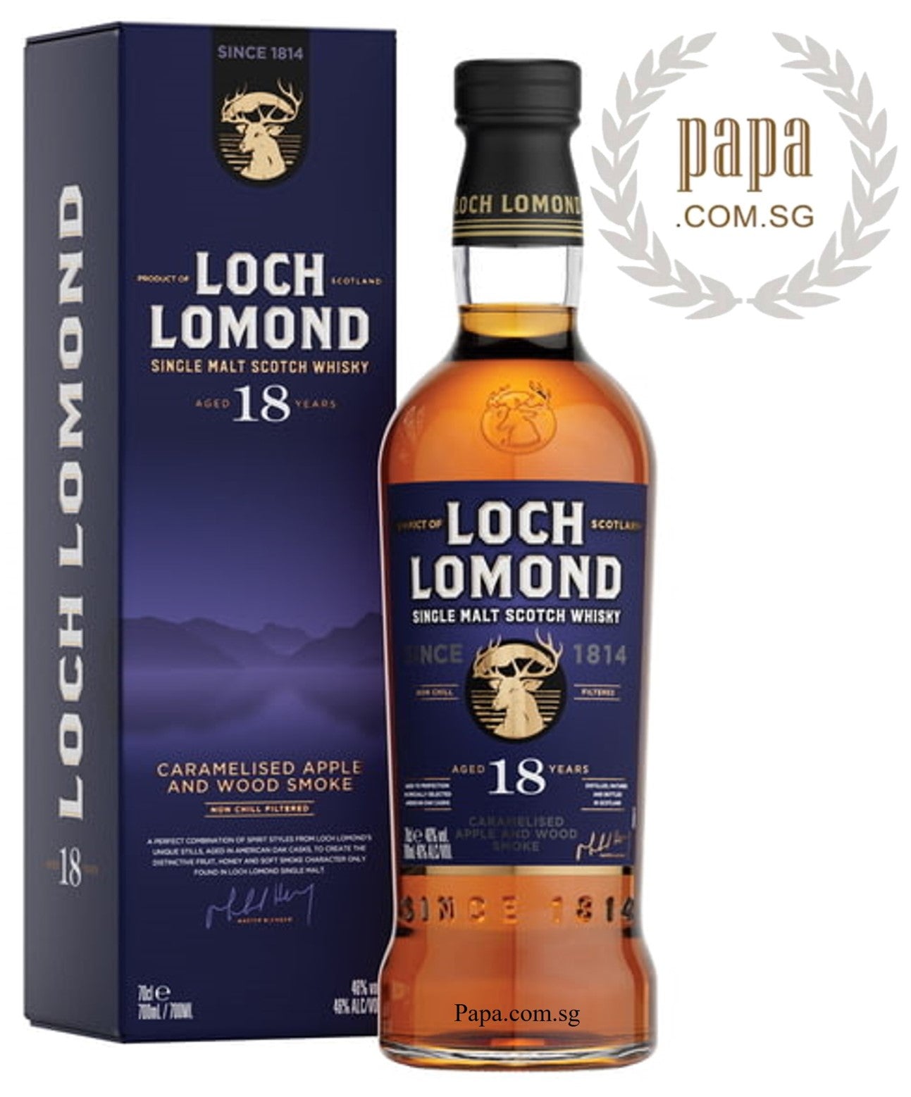 Loch Lomond 18 Years - Highland Single Malt - 46% abv