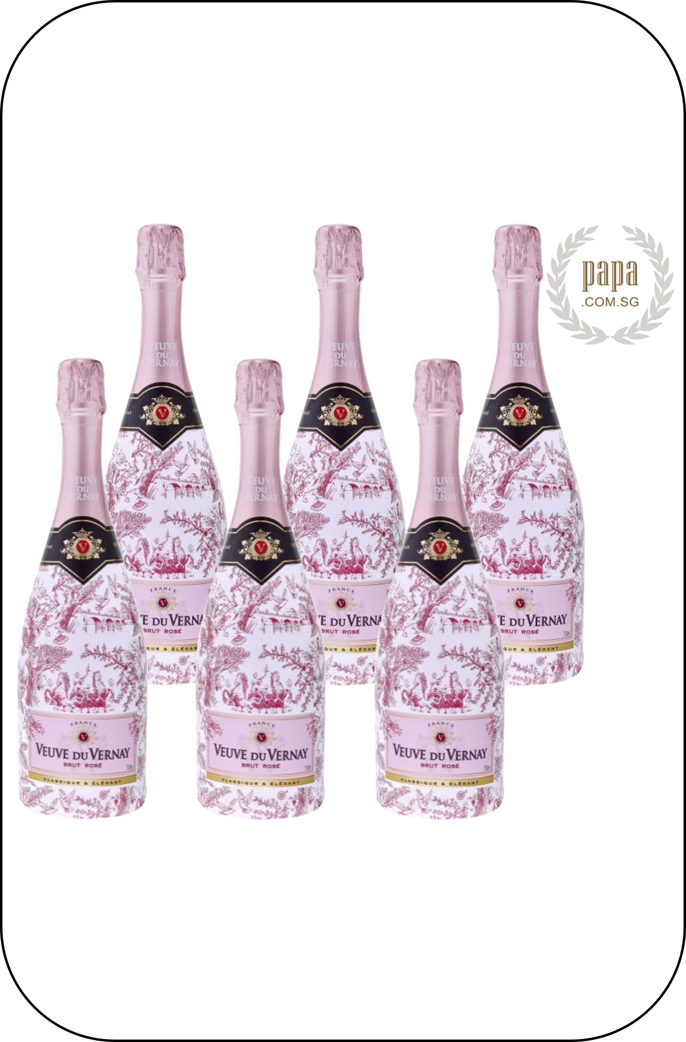 Veuve du Vernay Brut Rosé NV - Limited Edition