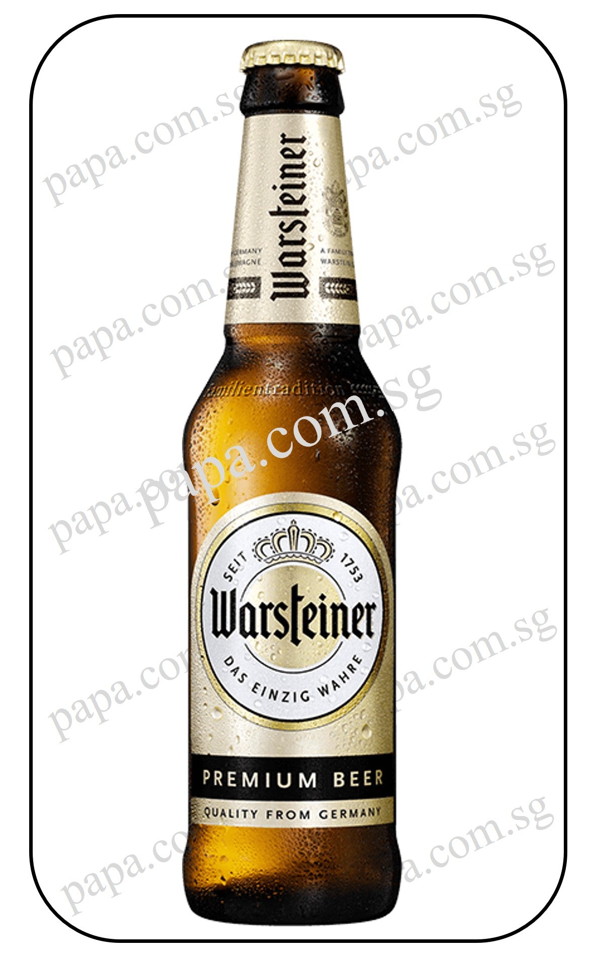 Warsteiner Premium Pilsener – Papa.com.sg