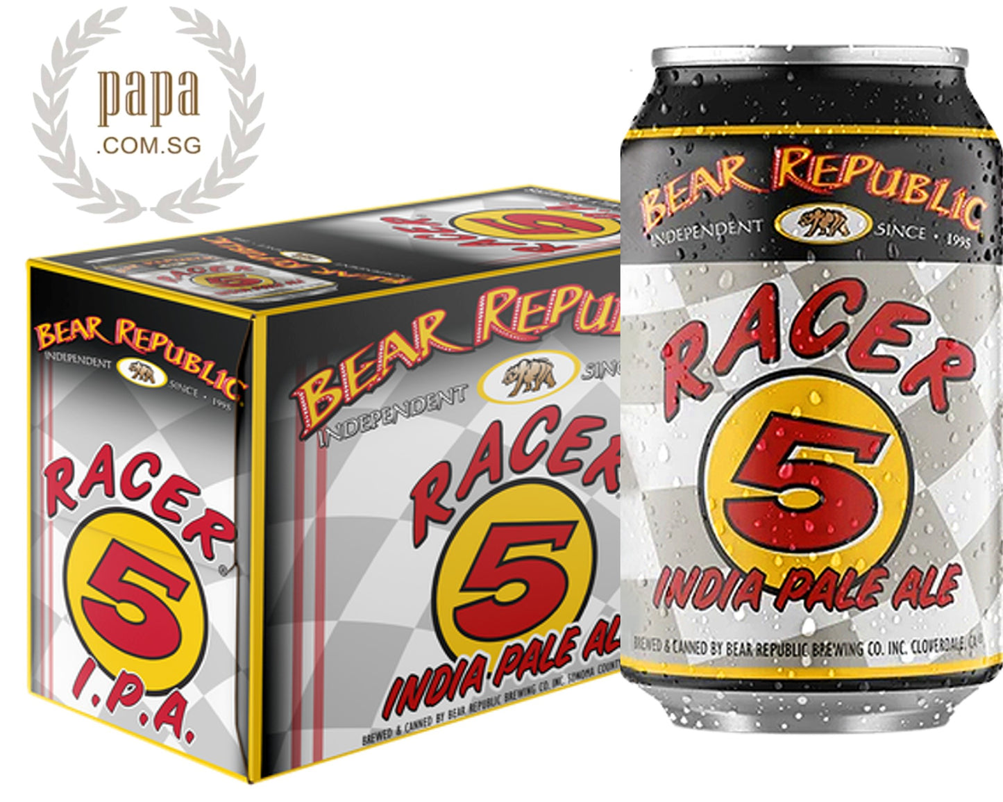 Bear Republic Brewing Co - Racer 5 IPA - 7.5% abv