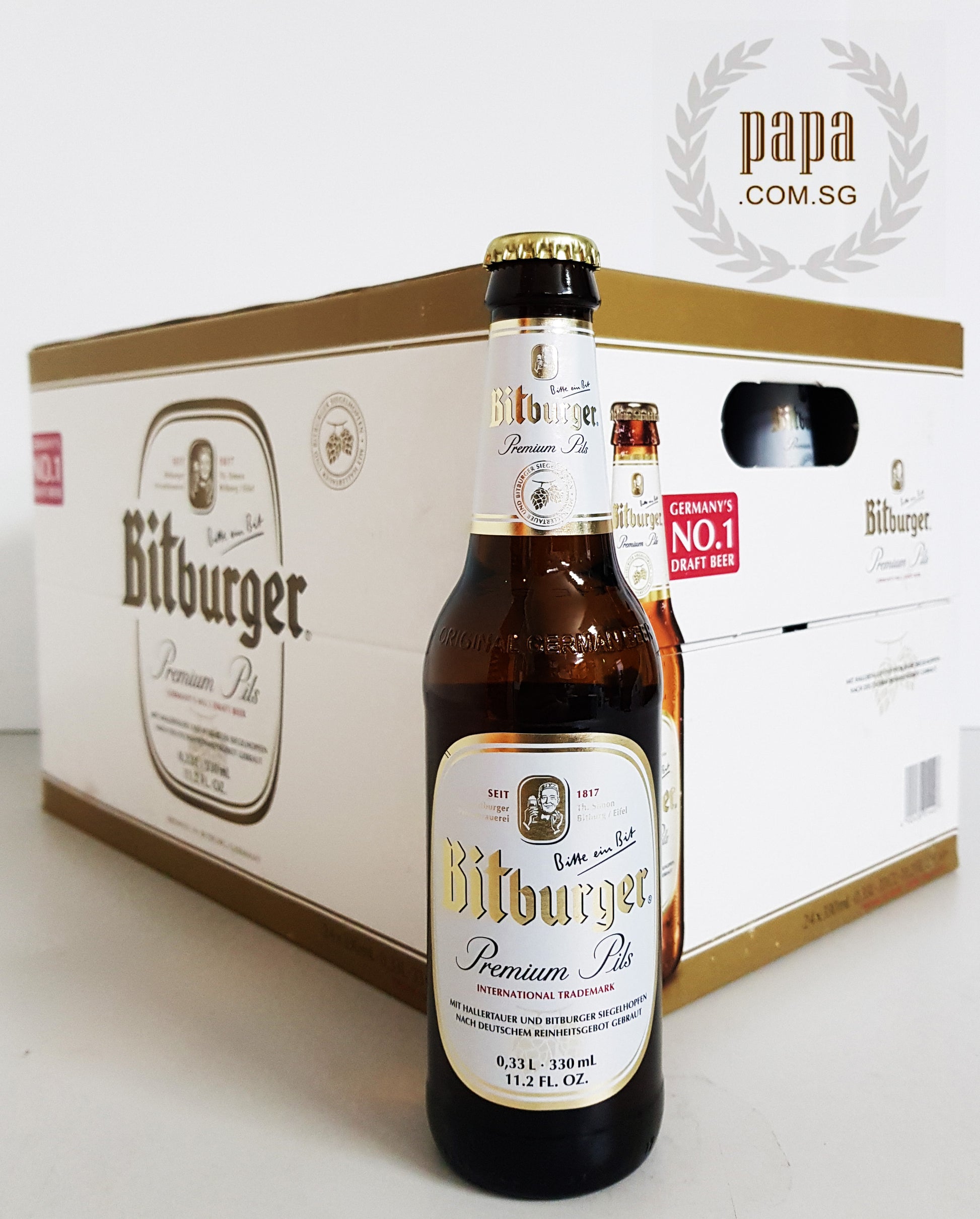 Bitburger Premium German Pilsener – Papa.com.sg