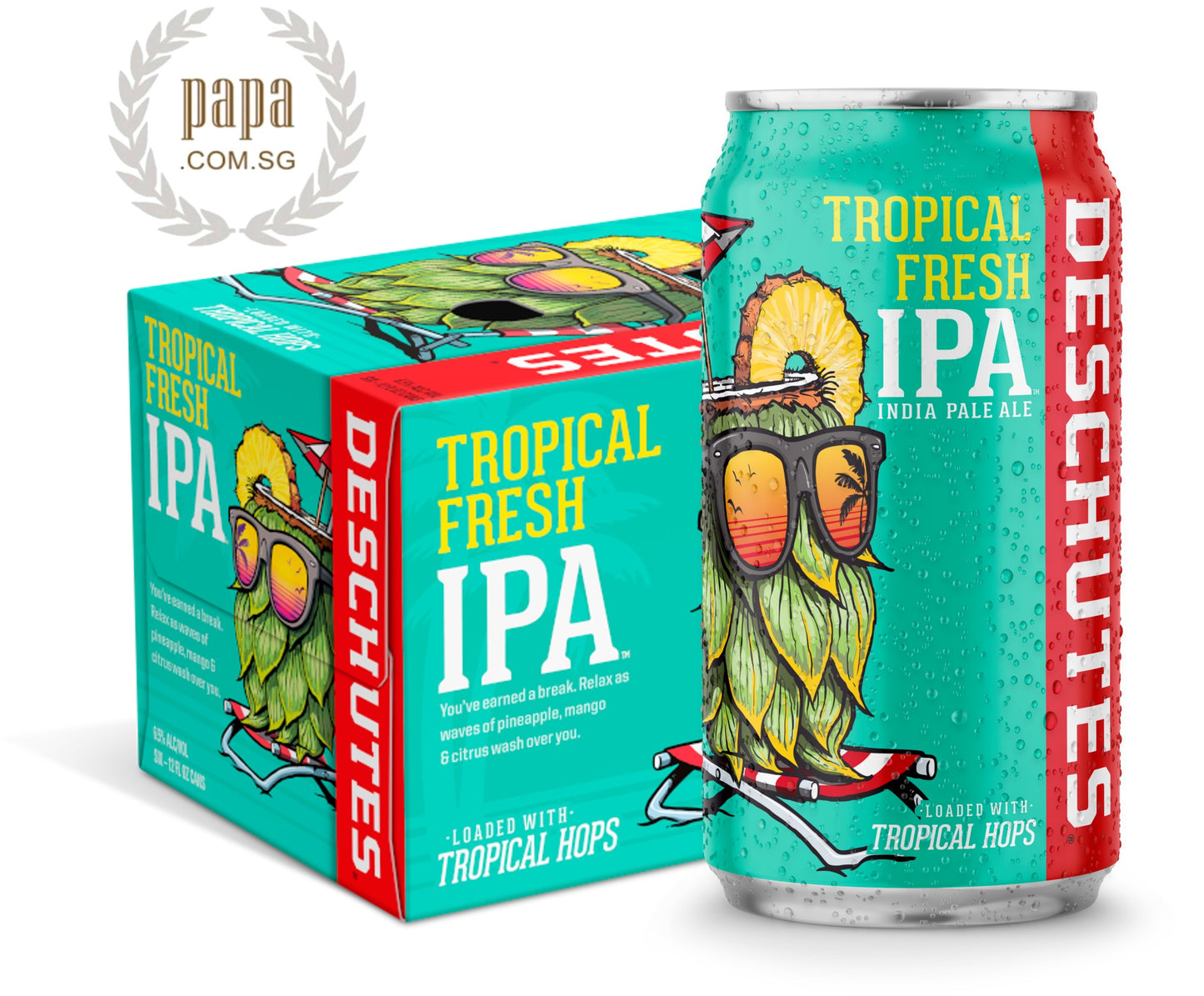 Deschutes Brewing Co - Tropical Fresh IPA - 6.5% abv