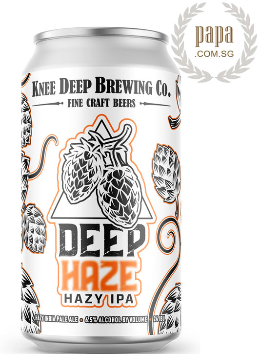 Knee Deep Brewing Co - Deep Haze - 6.5% abv - Hazy NEIPA