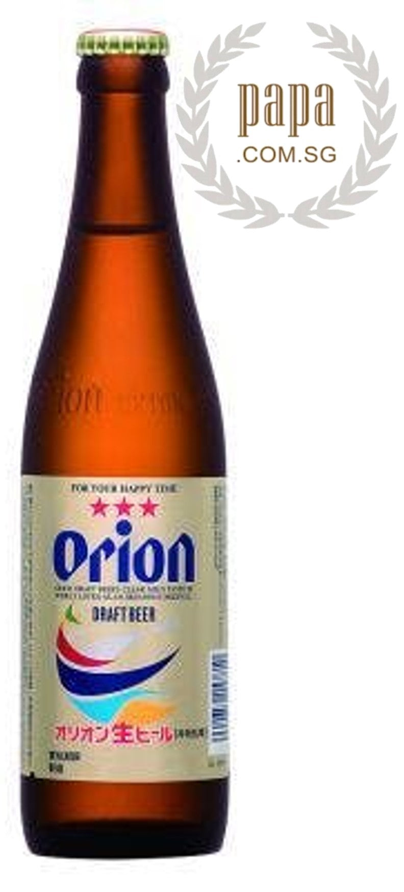 Orion Okinawa Original High Quality Foam Draft Beer - Glass Bottle