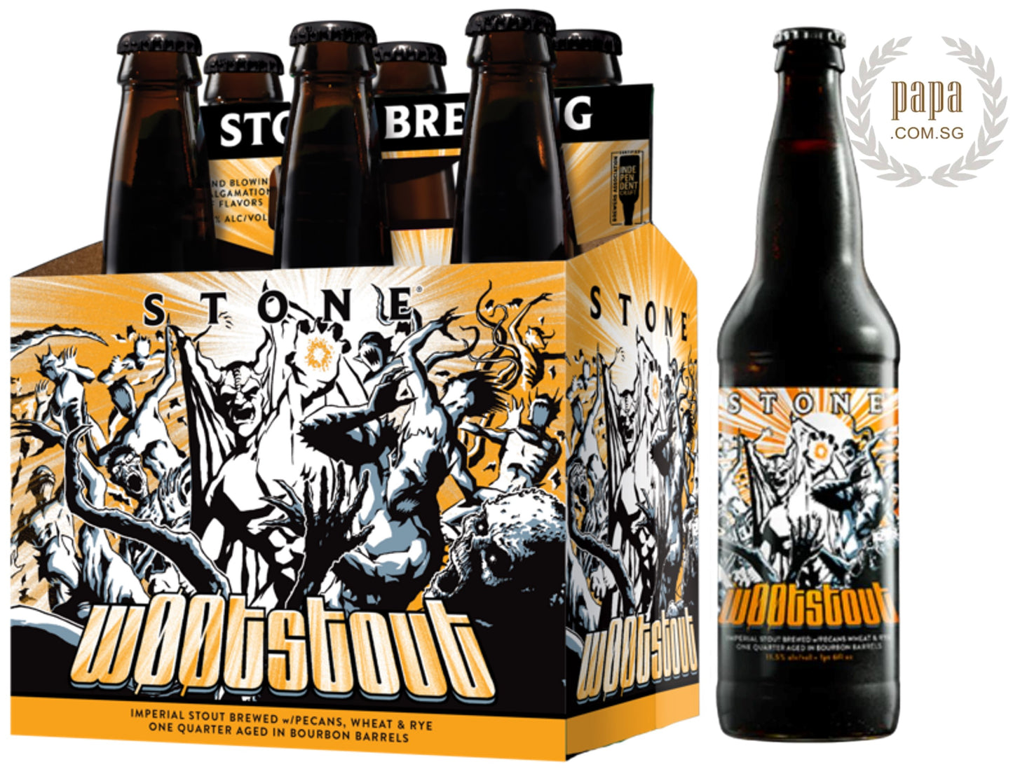 Stone Brewing Co - Wootstout 10.0 - BA Imperial Stout