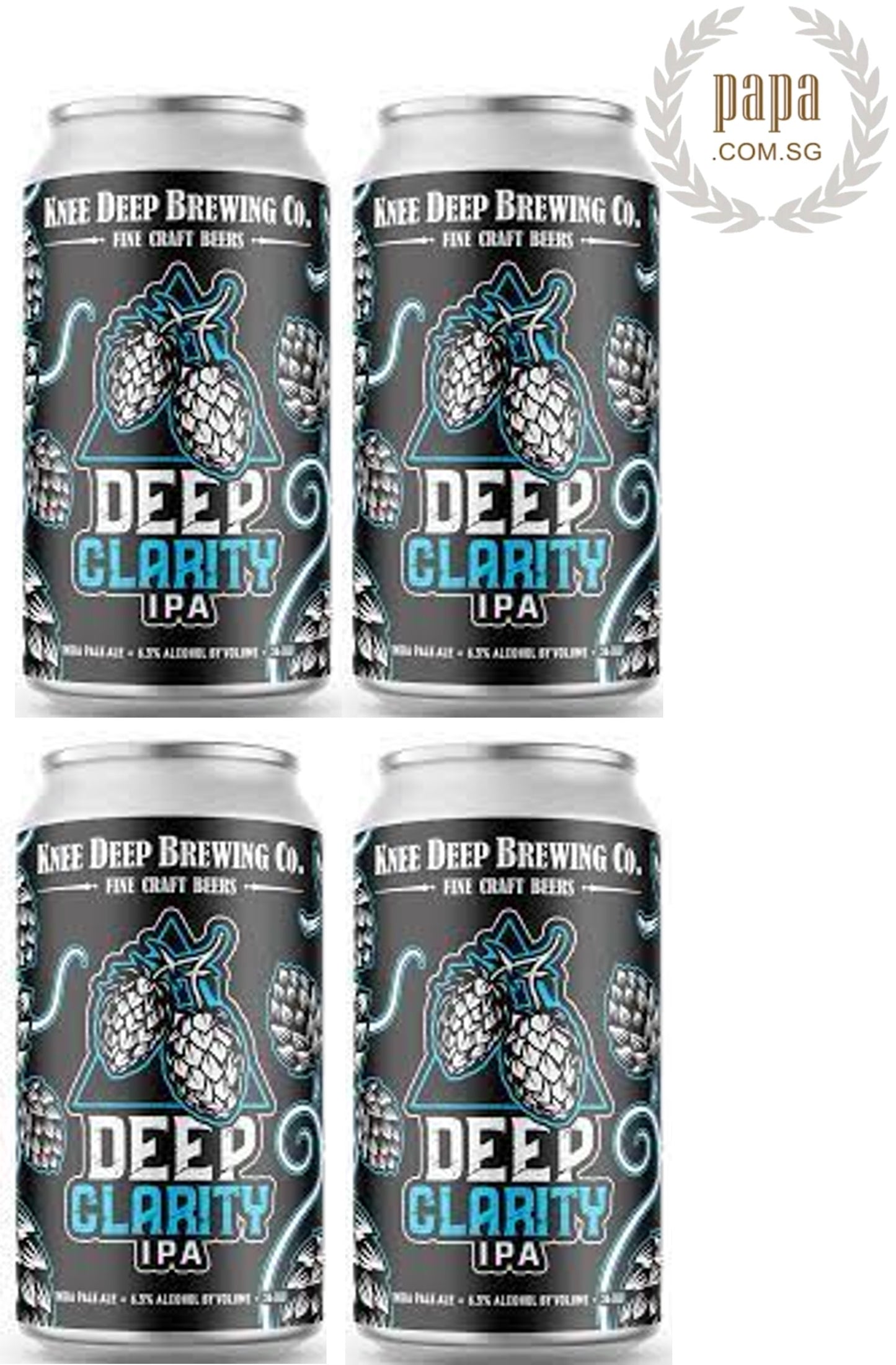 Knee Deep Brewing Co - Deep Clarity - West Coast IPA - 6.5% abv